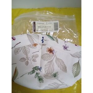Longaberger Small Flare Basket Liner...Botanical Fields